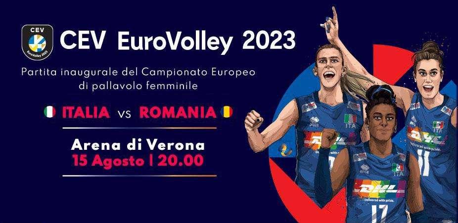 Europei Volley Femminile. Italia-Romania in Arena, promozione per i tifosi gialloblù
