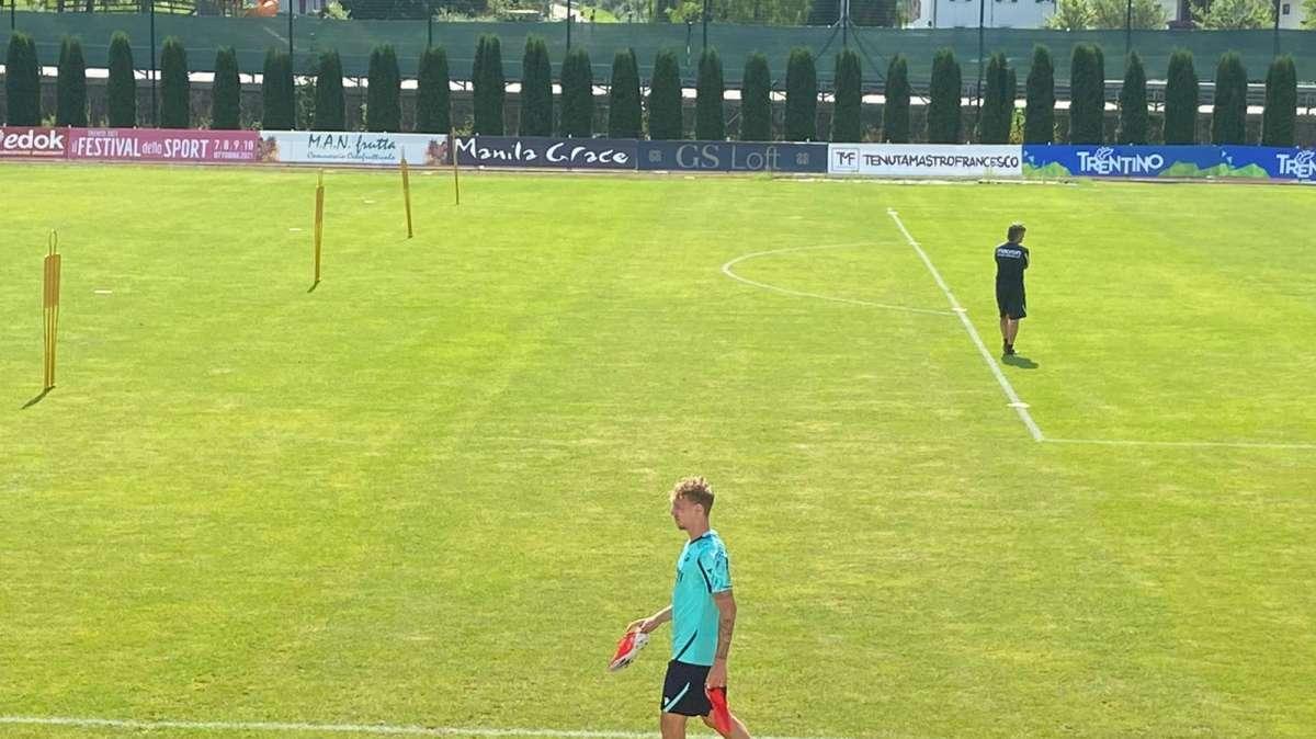 Colloquio tra D'Amico e Di Francesco prima della seconda amichevole