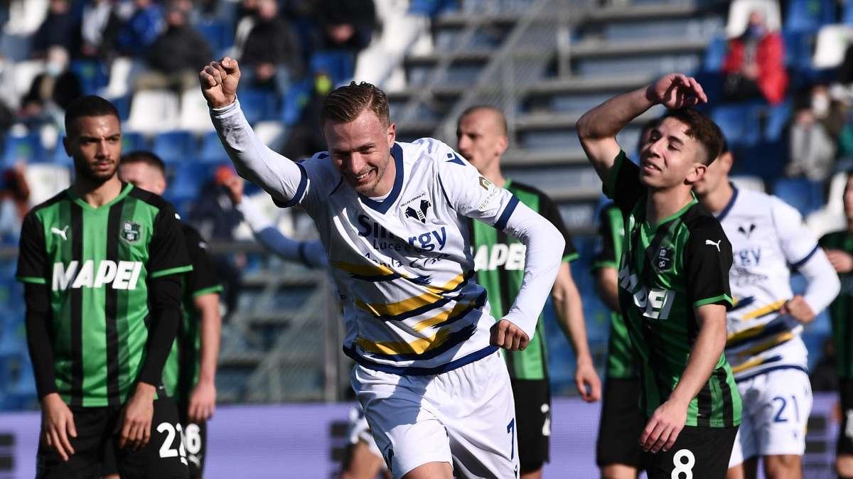 Sassuolo-Verona: 2-4, il tabellino dell'incontro