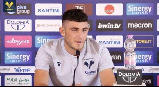 Hellas, Roberto Piccoli: «Verona grande opportunità per me, cercherò di dare il massimo per fare bene»