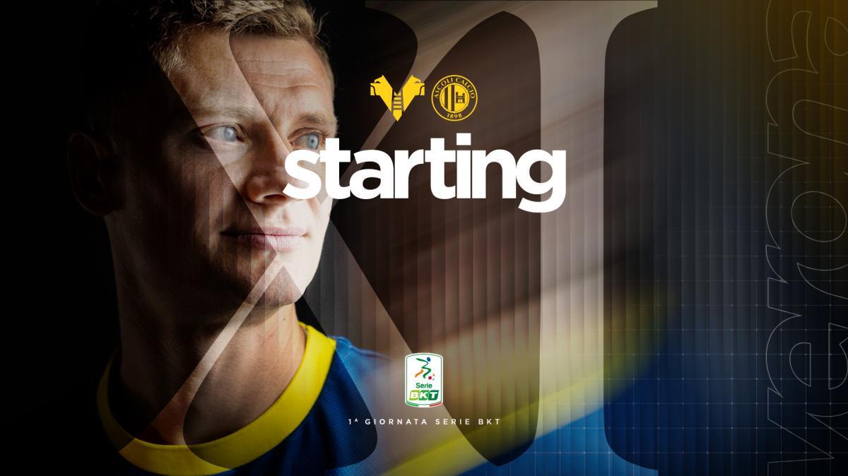 Hellas - Verona - Ascoli : le formazioni ufficiali