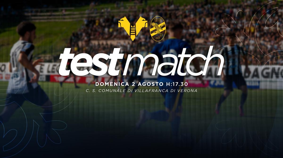 Hellas Verona: test match contro il Lecco domenica 2 agosto