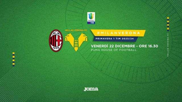 Primavera: ultima sfida del 2023 con il Milan, diretta tv su Sportitalia