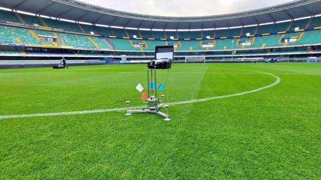 Hellas: prato del Bentegodi, il primo a essere monitorato con tecnologia ProPitch