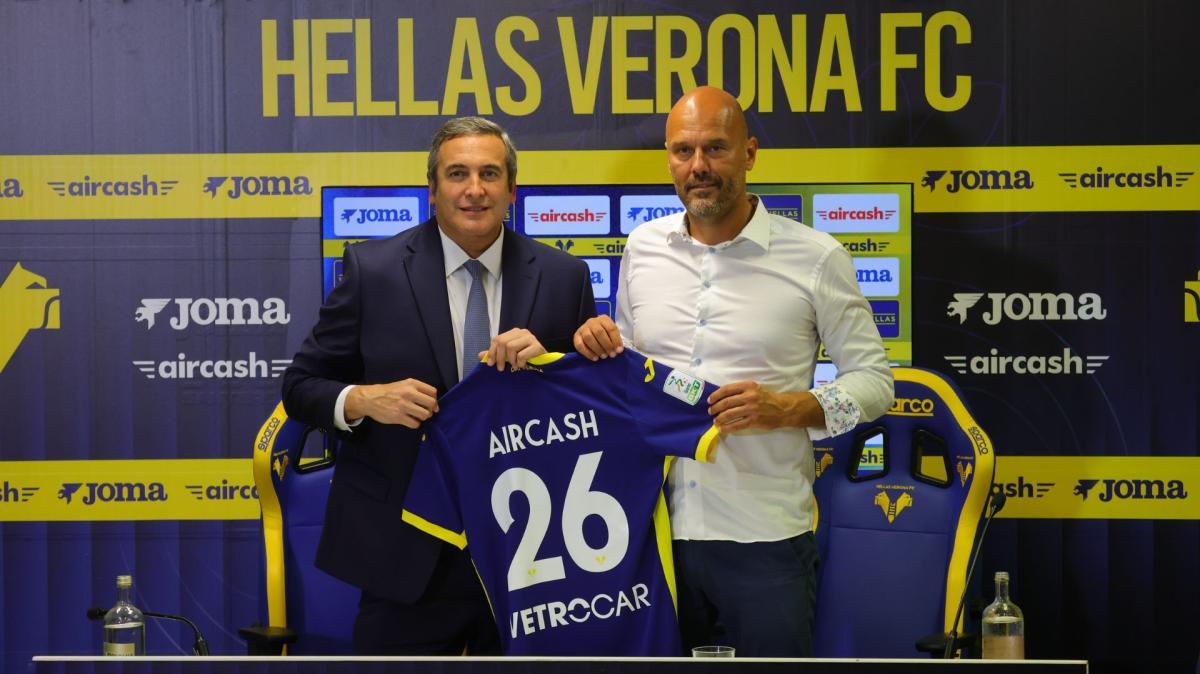Hellas Verona - Air Cash: la conferenza stampa del rinnovo di rapporto di Main Sponsor