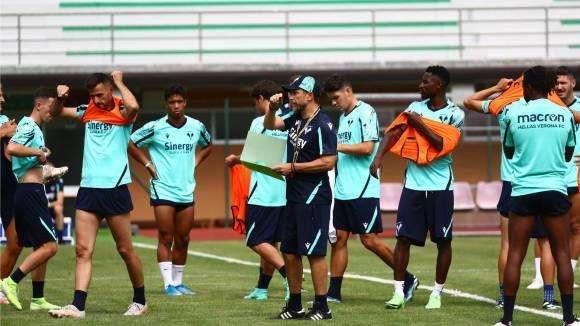 Verona, il report del primo allenamento