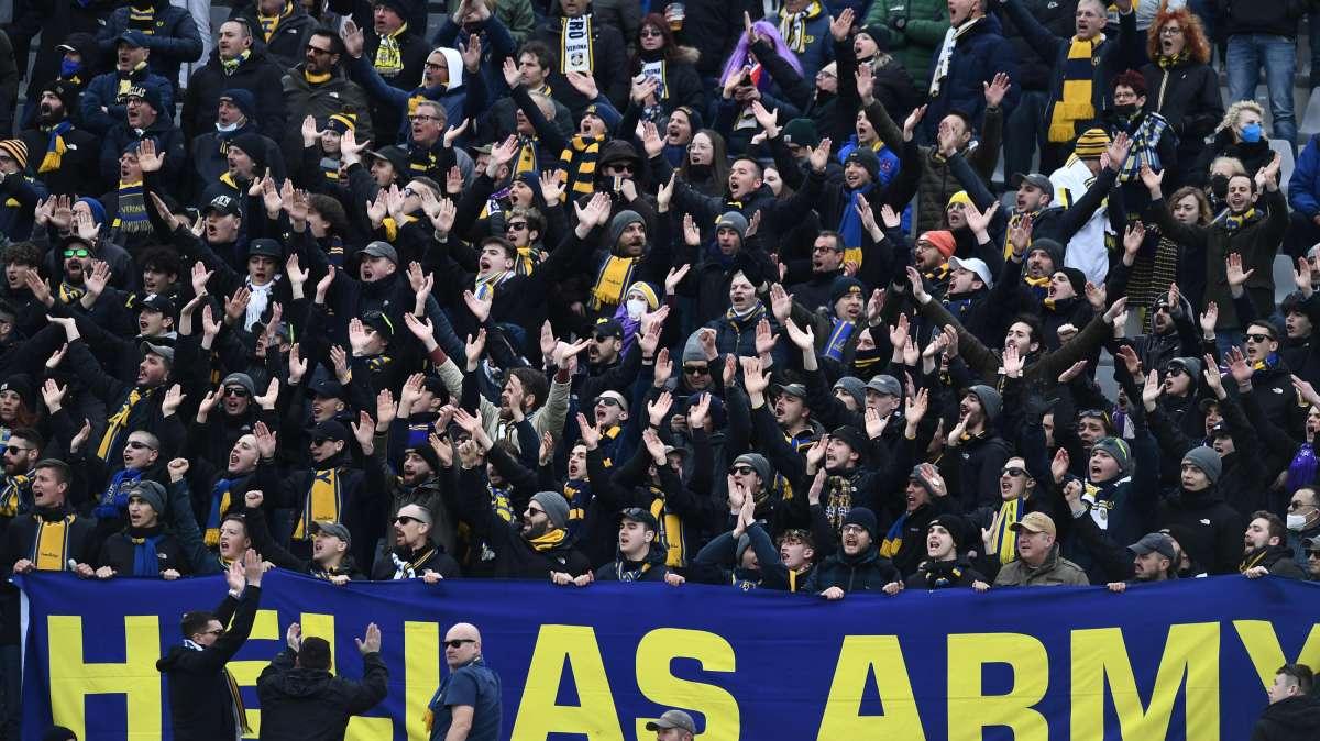 Bologna-Verona: 556 tifosi gialloblù sugli spalti del "Dall'Ara"
