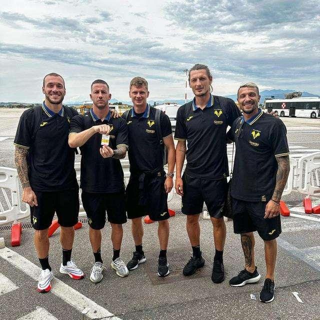 Hellas Verona: comitiva gialloblù in Germania per l'amichevole di sabato con l'Heidenheim