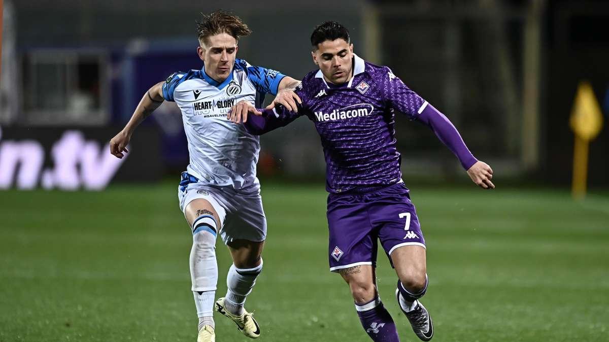 Conference League: 3-2 tra Fiorentina e Bruges, i viola la spuntano nel tempo di recupero