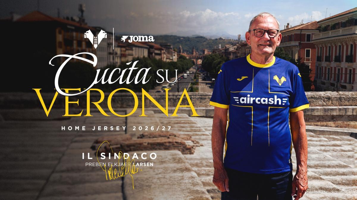 Hellas Verona: presentata la prima maglia per la stagione 2026/2027