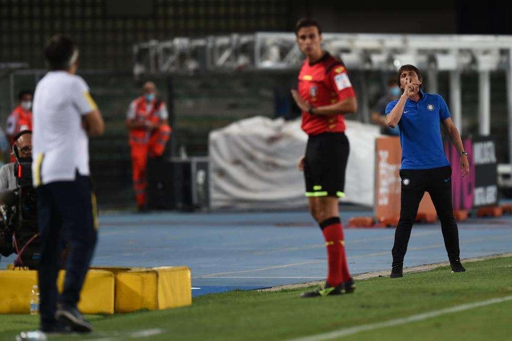 Verona- Inter: Conte, furiosa lite con Juric.