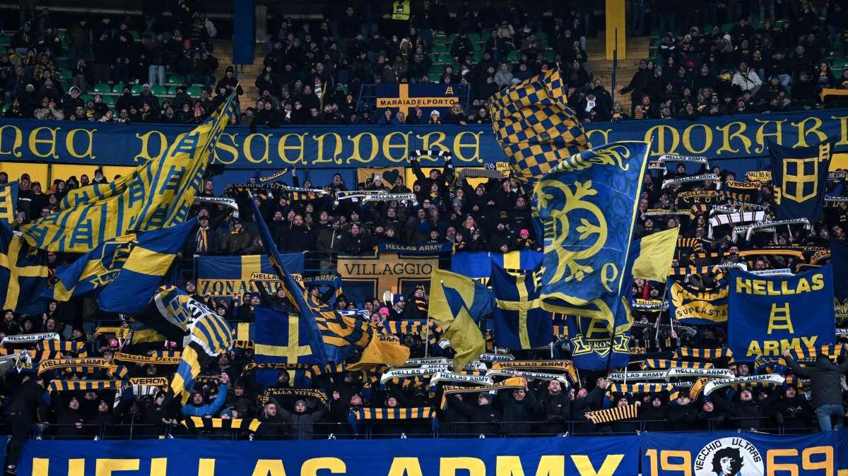Juventus-Verona: quasi 400 i tifosi gialloblù nel settore OSPITI