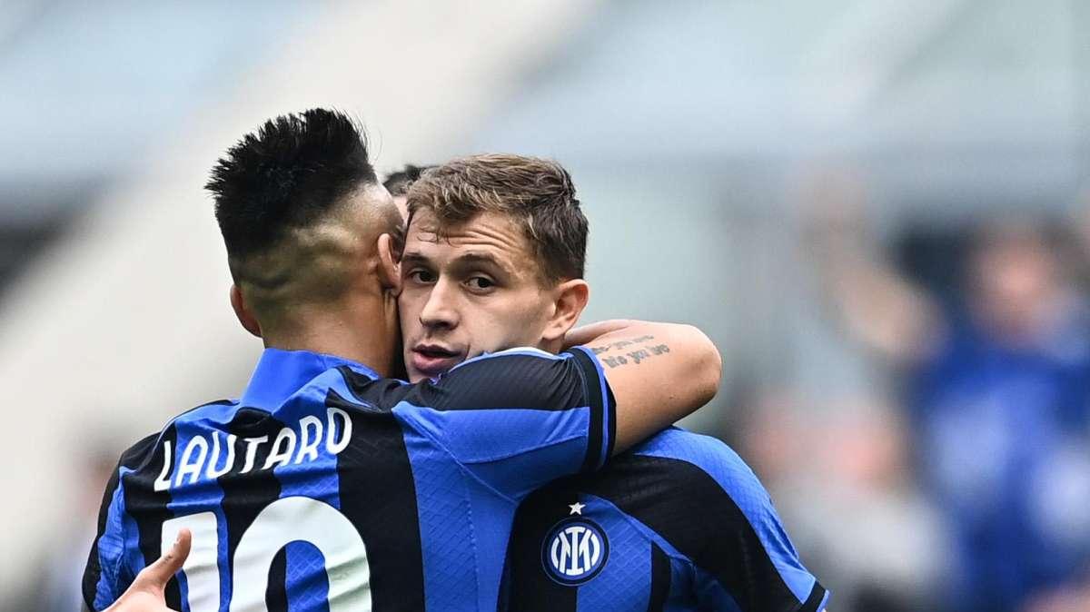 Serie A - Inter-Salernitana 2-0, decisivi Lautaro e Barella 