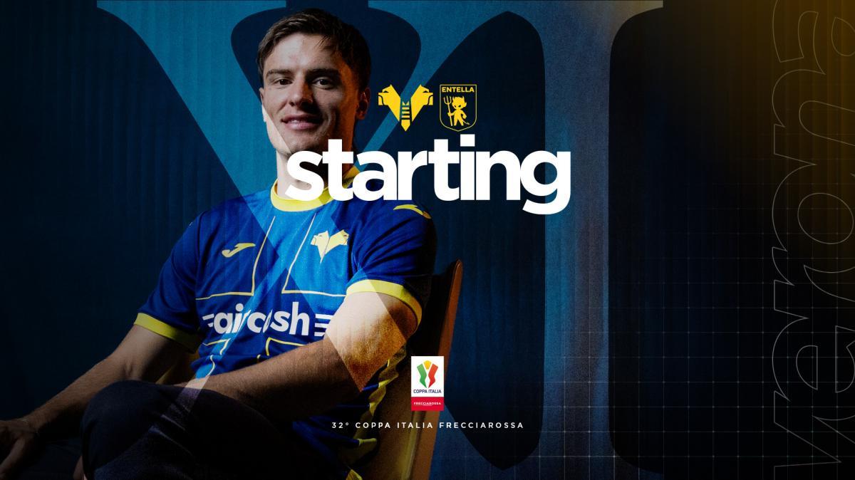 Coppa Italia - Hellas Verona-Virtus Entella: le formazioni ufficiali