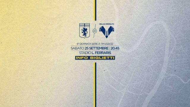 Genoa-Verona: info biglietti 