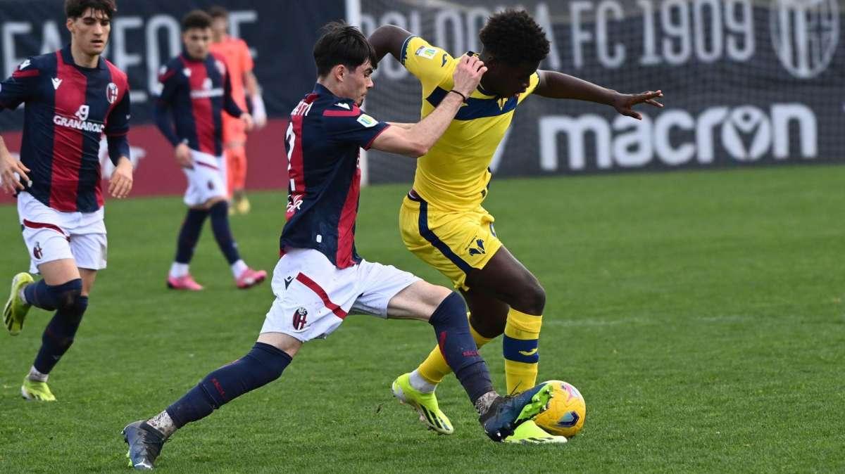 Primavera: Bologna-Verona 2-2, pareggio gialloblù allo scadere