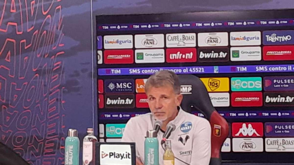 Genoa-Verona 1-0, Baroni: "Numeri indifendibili, ci manca l'episodio"
