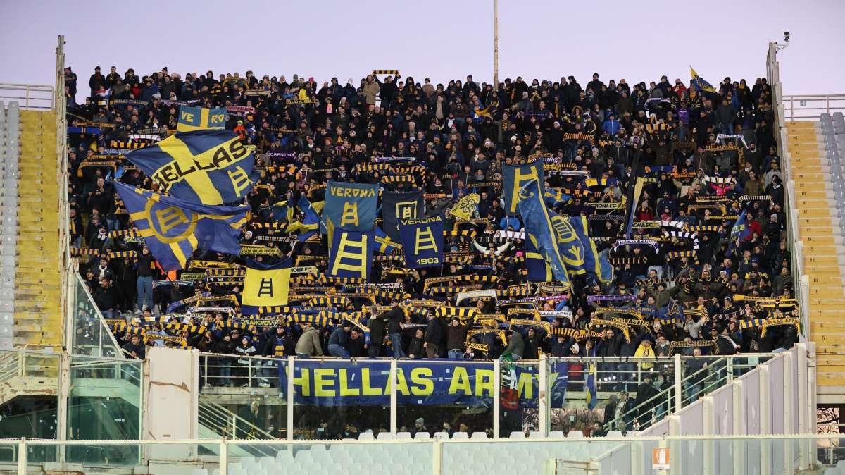 Parma - Verona: un migliaio i tifosi gialloblù sugli spalti del 'Tardini'