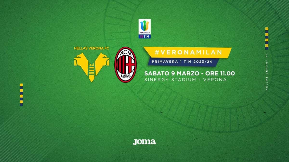 Primavera: sabato sfida casalinga contro il Milan