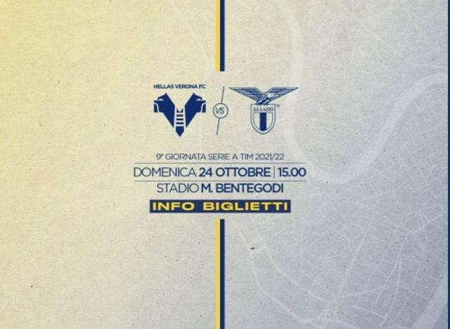 Verona - Lazio : info biglietti