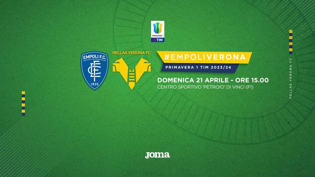 Primavera: domenica Verona in trasferta a Empoli