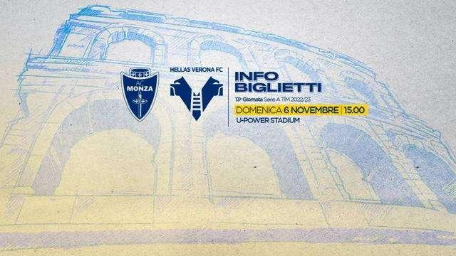Monza-Verona: info biglietti