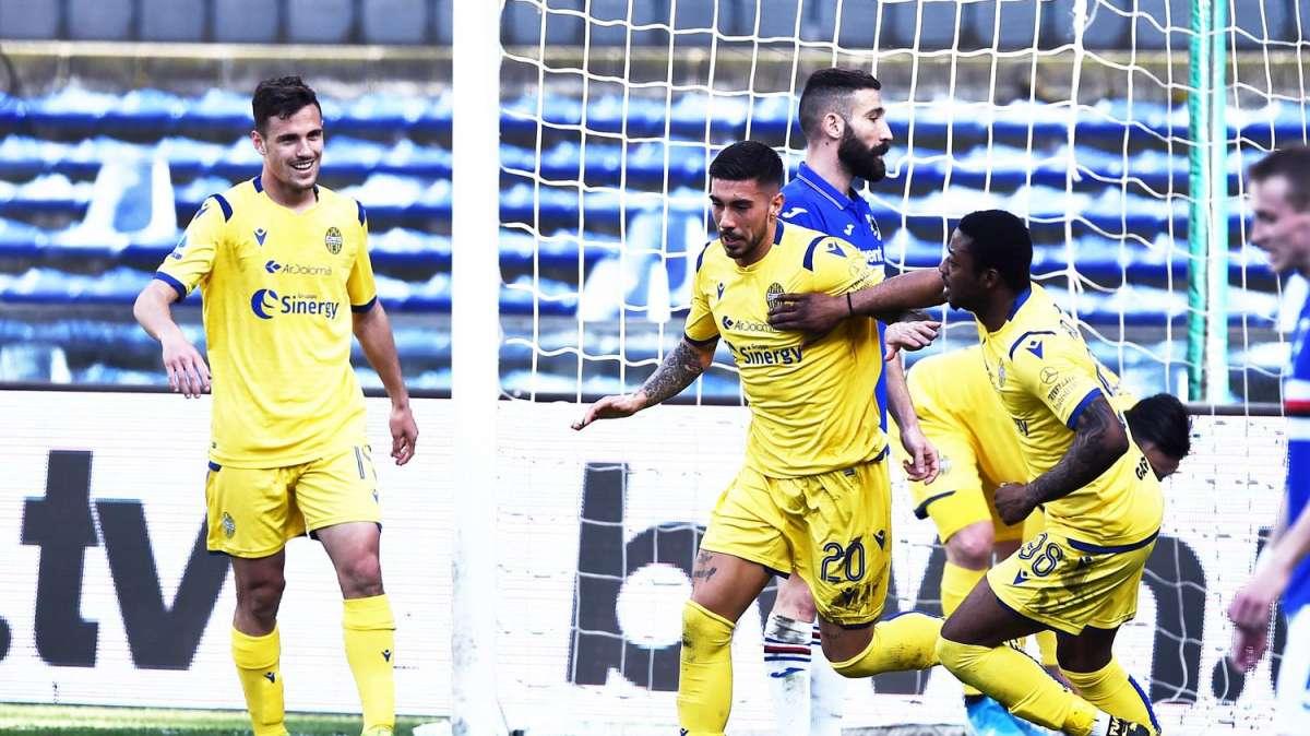 Stagione 2019/2020, Sampdoria-Verona 2-1, l'inizio del calcio a porte chiuse