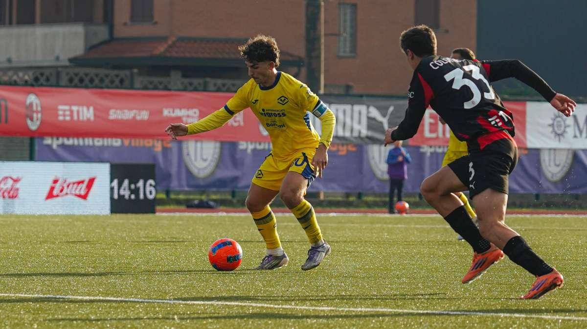 Primavera: Milan-Verona 1-1, terzo risultato utile consecutivo per i gialloblù