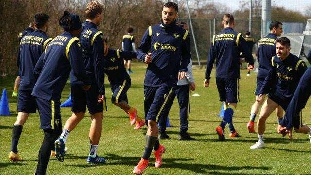 Hellas: allenamento nel pomeriggio