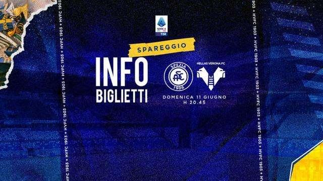 Spezia-Verona: biglietti disponibili fino alle ore 19