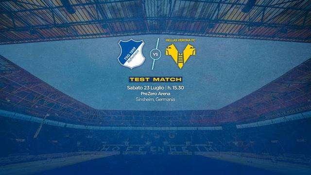 Verona: sabato amichevole in Germania contro l'Hoffenheim 
