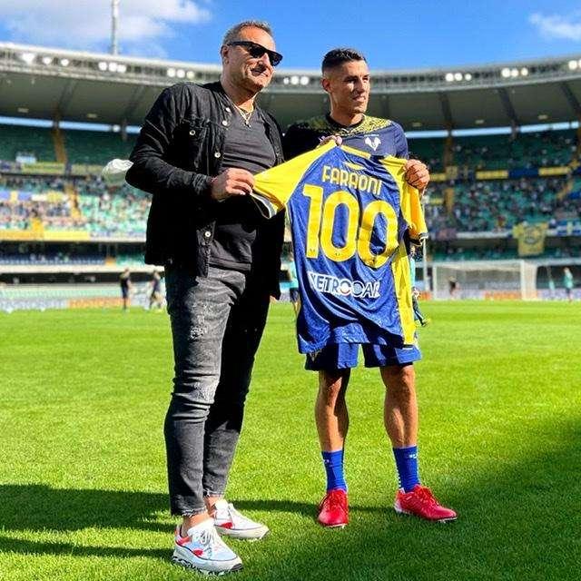 Marco Davide Faraoni: "Il miglior modo per festeggiare le 100 con questa maglia"