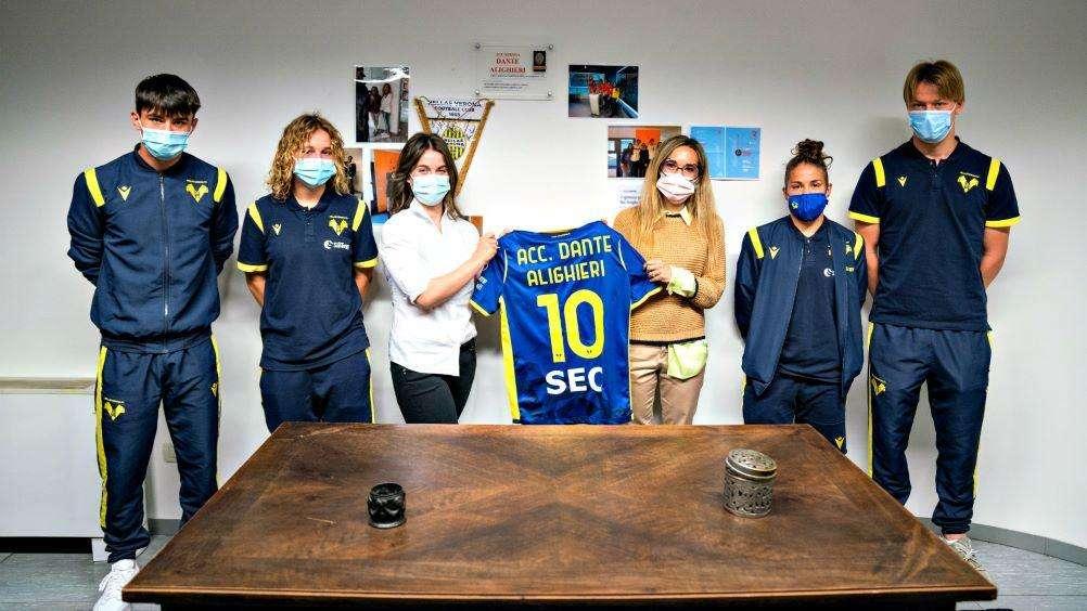 Hellas Verona: il club presenta l'Accademia Dante Alighieri, Educational Partner