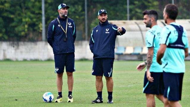 Hellas: ripresa degli allenamenti con possesso palla e lavoro aerobico