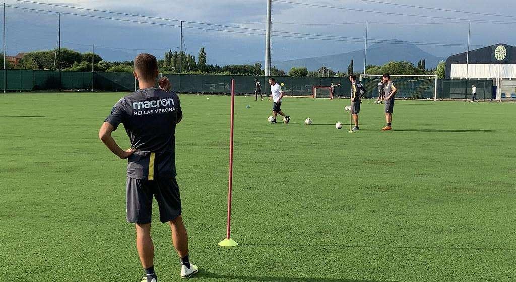 Peschiera: allenamento odierno per i gialloblù 