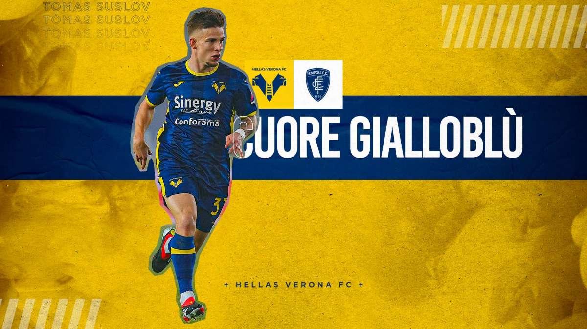 Cuore gialloblù: Verona-Empoli, Tomas Suslov il più votato 