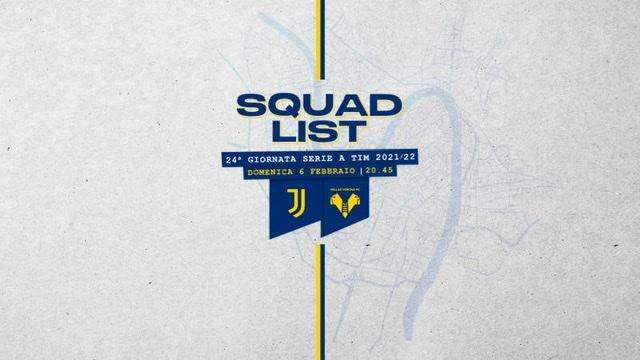 Juventus-Verona: i venti gialloblù convocati di Igor Tudor