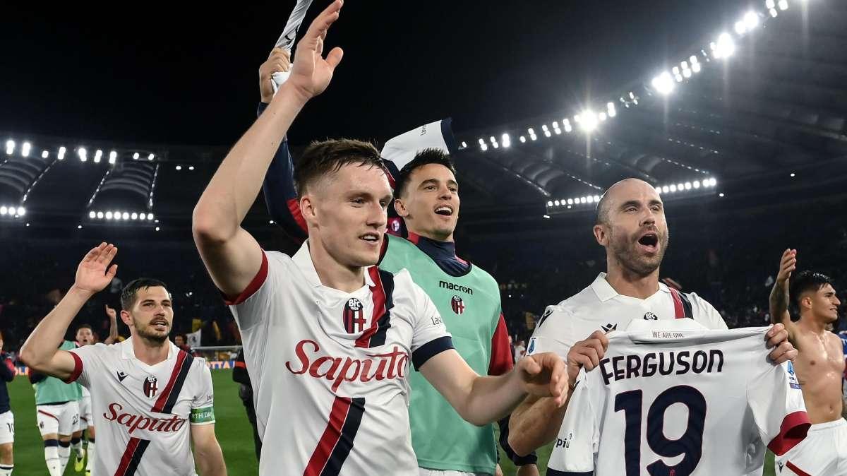 Serie A, 34^ giornata: il Bologna batte la Roma e blinda il 4*posto