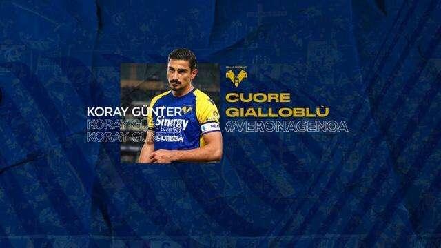Cuore gialloblù: Verona-Genoa, prima vittoria per Koray Gunter