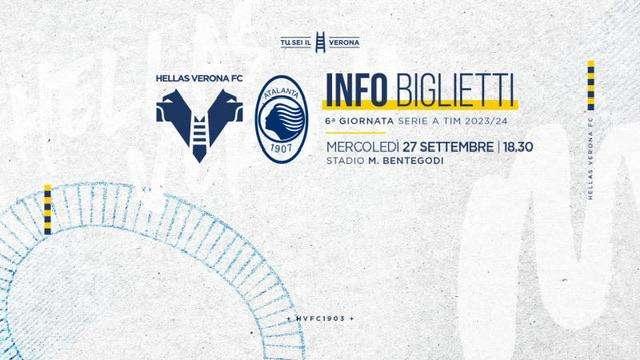 Hellas Verona - Atalanta: info biglietti