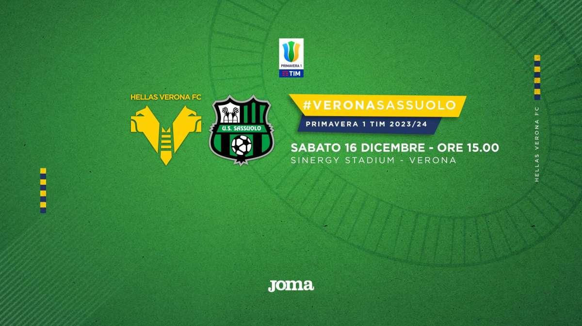 Primavera: gialloblù attesi oggi dalla sfida casalinga con il Sassuolo