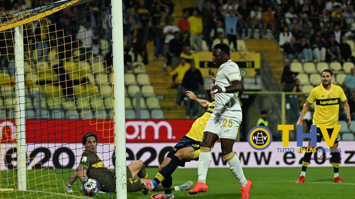 Modena - Verona : 1-2 al termine del primo tempo