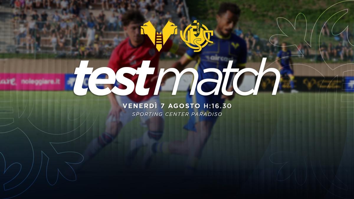 Test match - Verona-Cremonese venerdì 7 agosto