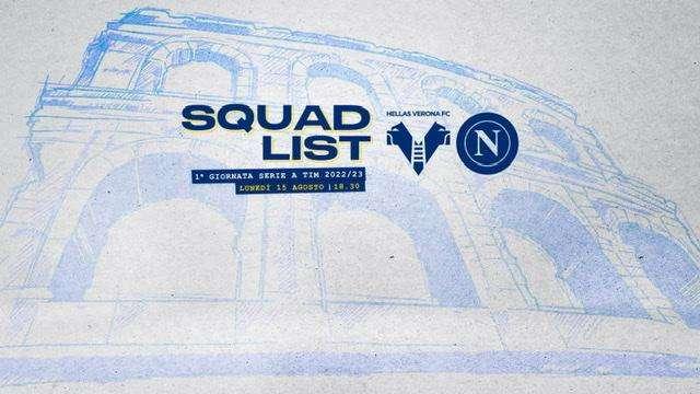 Verona-Napoli: 22 i giocatori gialloblù convocati da Cioffi