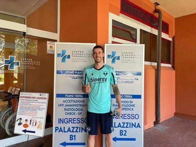 Hellas: visite mediche per Lorenzo Montipò