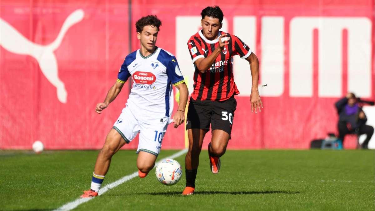 Primavera : Milan-Verona 3-0, secca sconfitta per i gialloblù