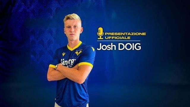 Hellas, Primiero: presentazione ufficiale di Josh Doig