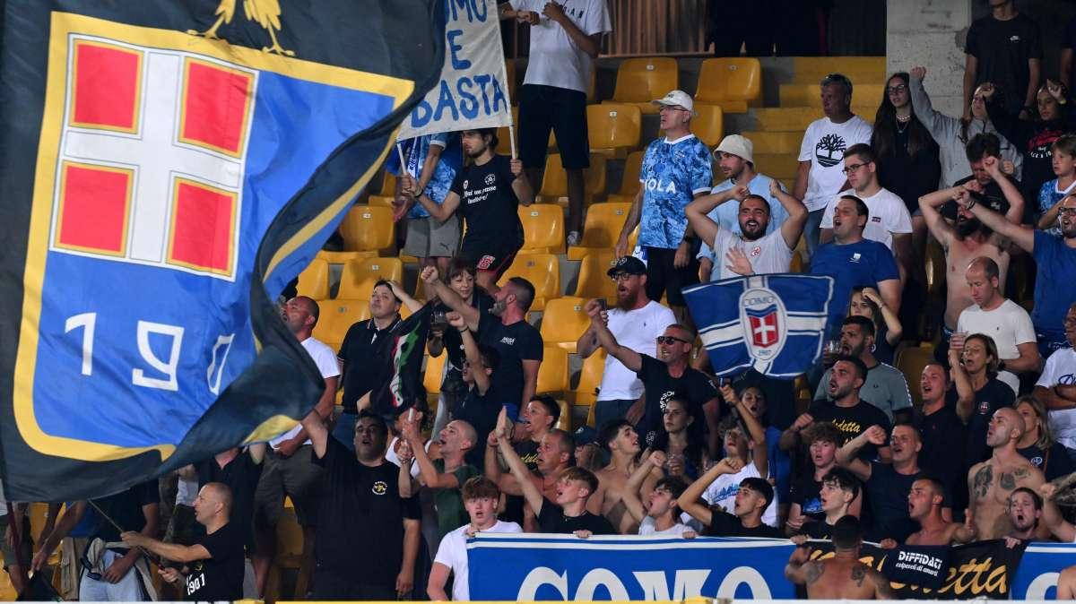 Como: oltre 1200 i tifosi lariani al Bentegodi