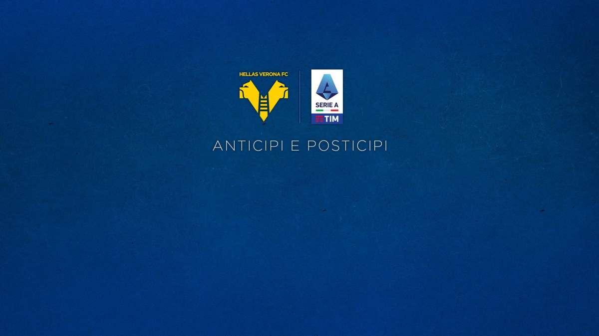 Serie A, anticipi e posticipi dalla 35^ alla 36^ giornata: le gare dei gialloblù