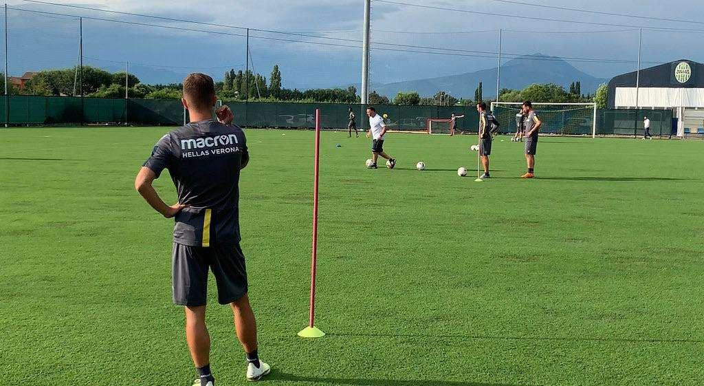 Peschiera: per i gialloblù tecnica e lavoro aerobico